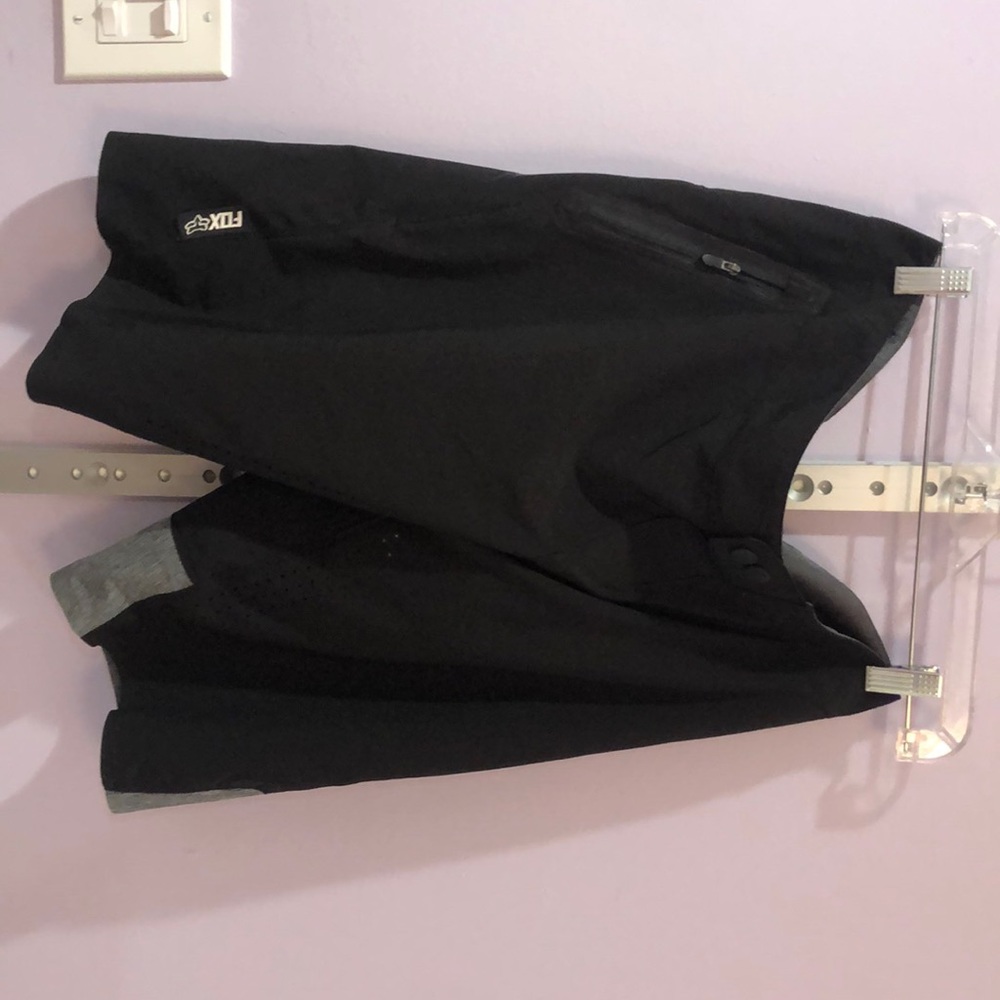 These are black fox mountain biking shorts size 30